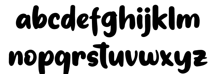 Outedis Personal Font LOWERCASE