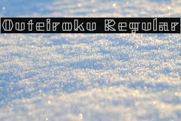 Outeiroku Regular Example 1