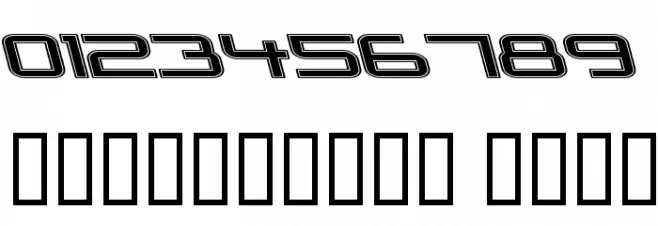 Outer Limits Extended Italic フォント その他の文字