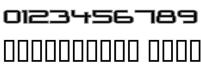 Outer Limits Extended Schriftart Anderer Schreiben