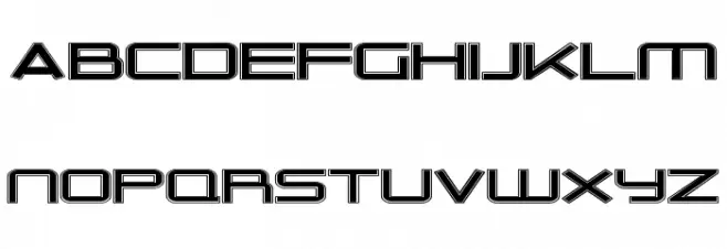 Outer Limits Extended Schriftart Groß