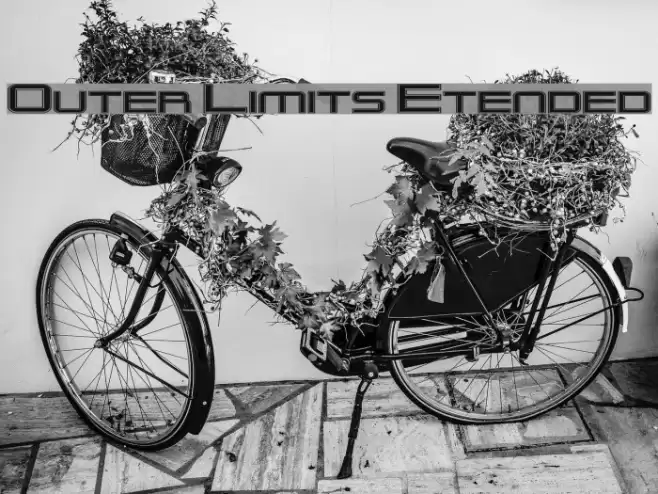 Outer Limits Extended Schriftart examples