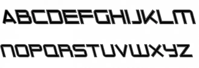 Outer Limits Italic フォント 小文字