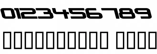 Outer Limits Solid Extended Italic Font OTHER CHARS