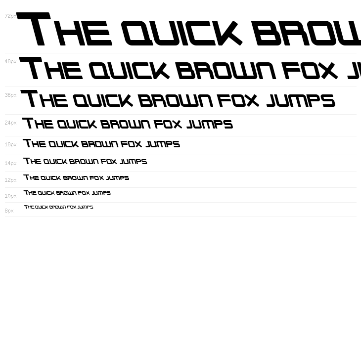 Outer Limits Solid Italic Waterfall