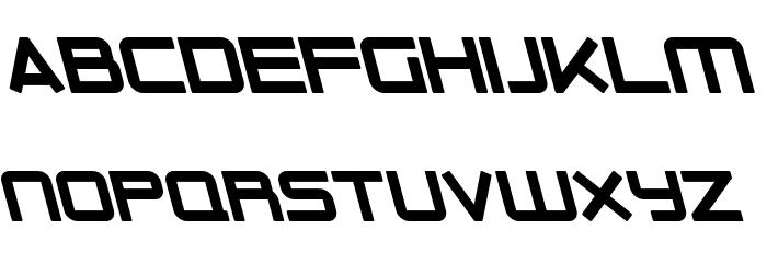 Outer Limits Solid Italic Font LOWERCASE