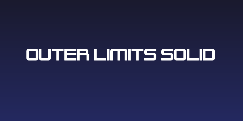 Outer Limits Solid Social Header