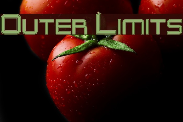 Outer Limits Font examples