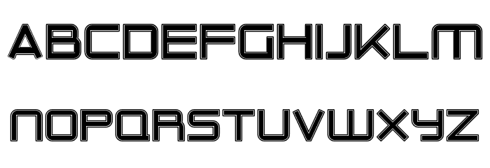 Outer Limits Font Litere mici