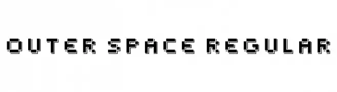 Outer Space Regular  Fuentes Gratis Descargar