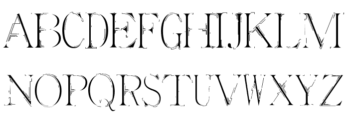 Outer Space Font LOWERCASE