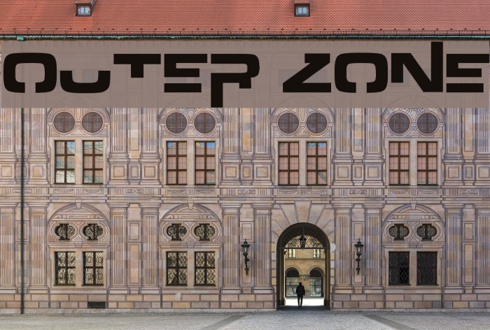 Outer zone Font examples
