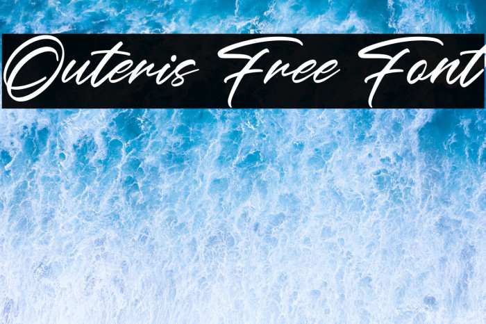 Outeris Free Font Example 1