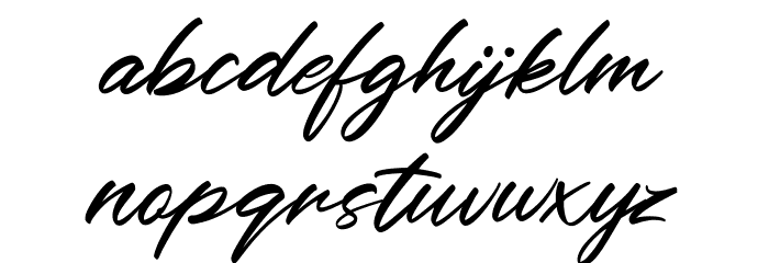 Outeris Free Font Font LOWERCASE