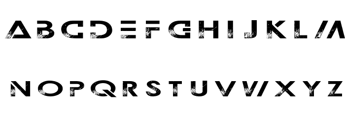 Outerspace Militia Font LOWERCASE