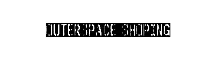 Outerspace Shoping Font