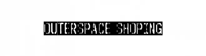 Outerspace Shoping  Fuentes Gratis Descargar