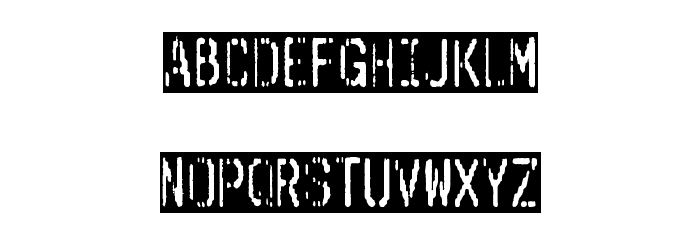 Outerspace Shoping Font LOWERCASE