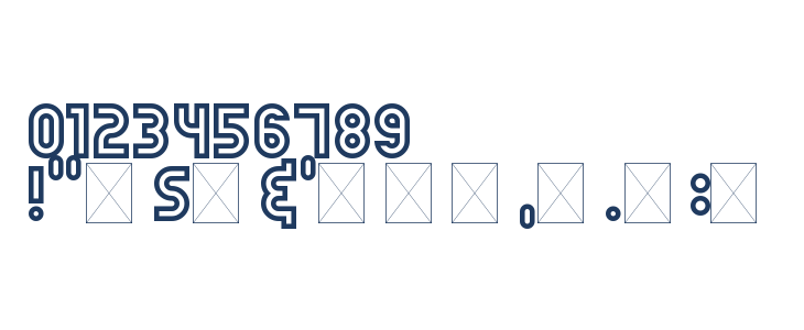 Outfield Pro Outline Regular Other Characters