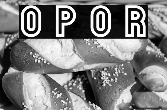 Outfield Pro Outline Regular Font examples