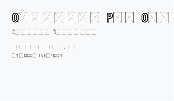 Outfield Pro Outline Regular Business Card