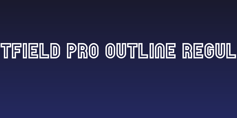 Outfield Pro Outline Regular Social Header