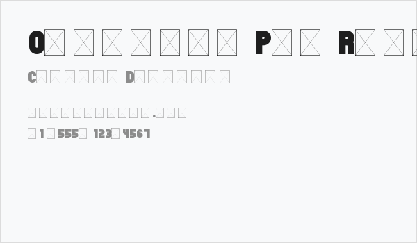 Outfield Pro Regular Business Card