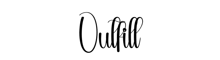 Outfill Font