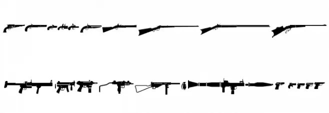 Outgunned Font OTHER CHARS