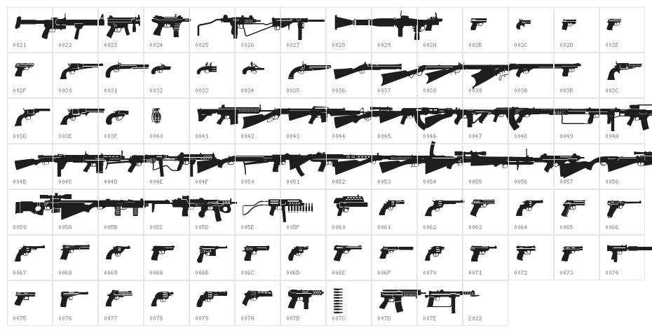 Outgunned Character Map