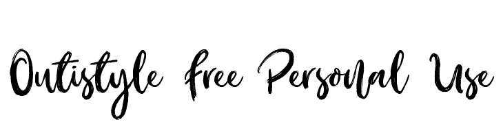 Outistyle Free Personal Use  font caratteri gratis