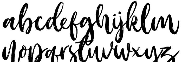 Outistyle Free Personal Use Font LOWERCASE