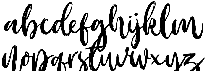 OutistyleFreePersonalUse Font LOWERCASE