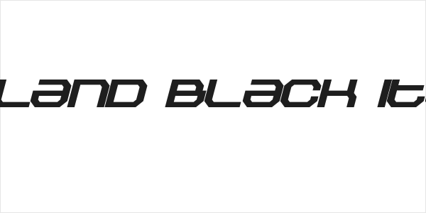 Outland Black Italic Logo