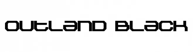 Outland Black  Frei Schriftart Herunterladen