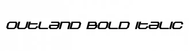 Outland Bold Italic  Fuentes Gratis Descargar