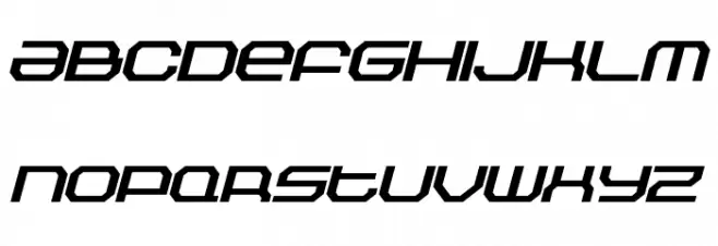 Outland Bold Italic 字体 小写