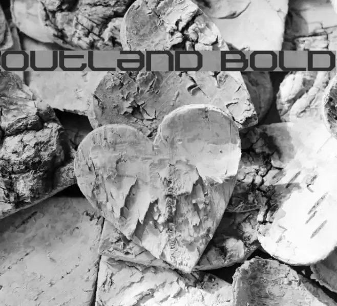 Outland Bold Font examples