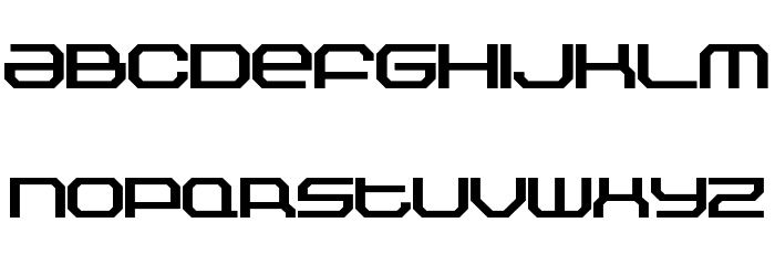 Outland Bold Font LOWERCASE