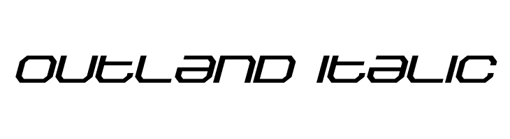 Outland Italic Font