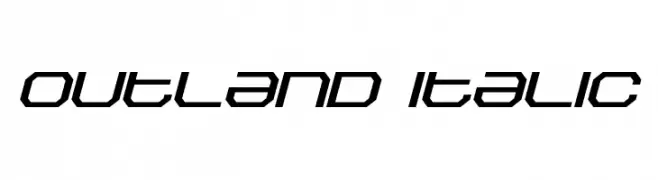 Outland Italic  Fuentes Gratis Descargar