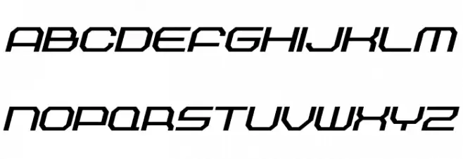 Outland Italic Шрифта ВЕРХНИЙ
