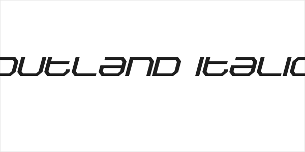 Outland Italic Logo