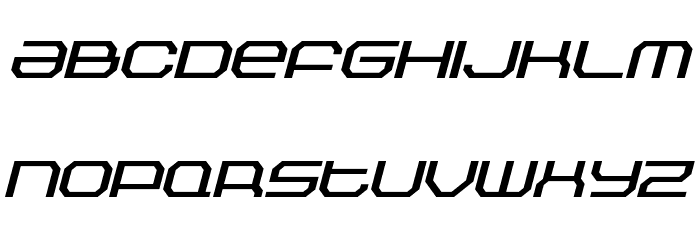 Outland Italic Font LOWERCASE