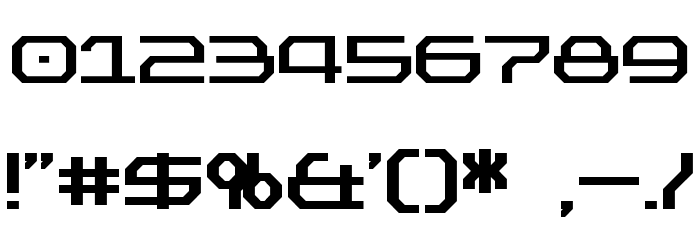 Outland Font OTHER CHARS