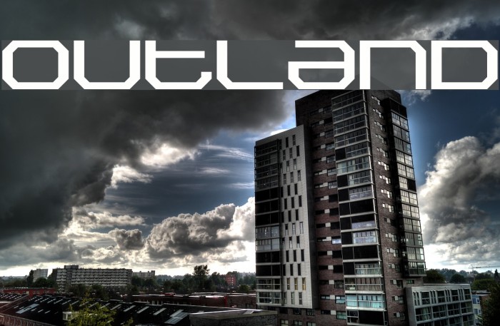 Outland Font examples