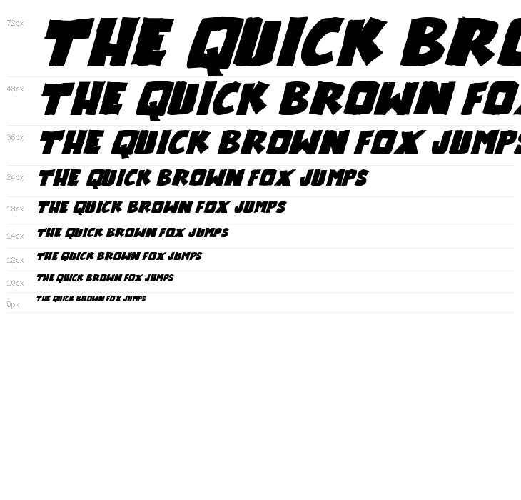 Outlander Bold Italic Waterfall