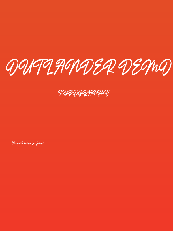 Outlander Demo Poster