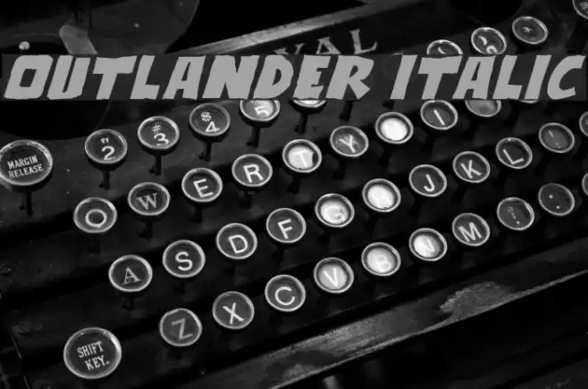 Outlander Italic Fuentes examples