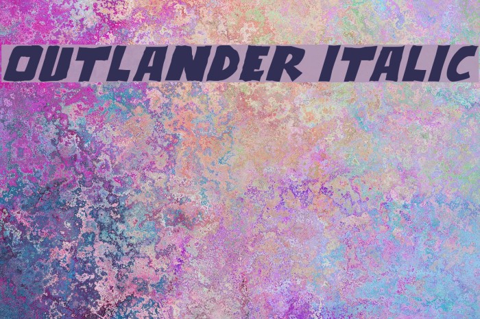 Outlander Italic Fuentes examples